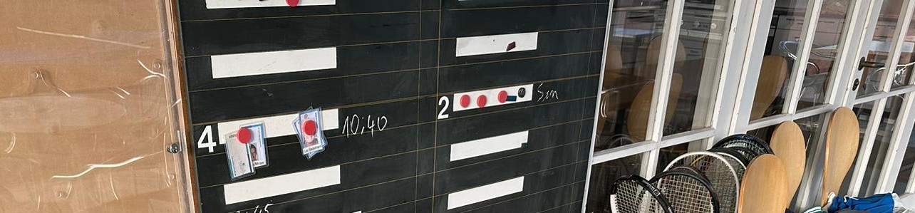 Platzbenutzung auf dem TC Kleinbasel